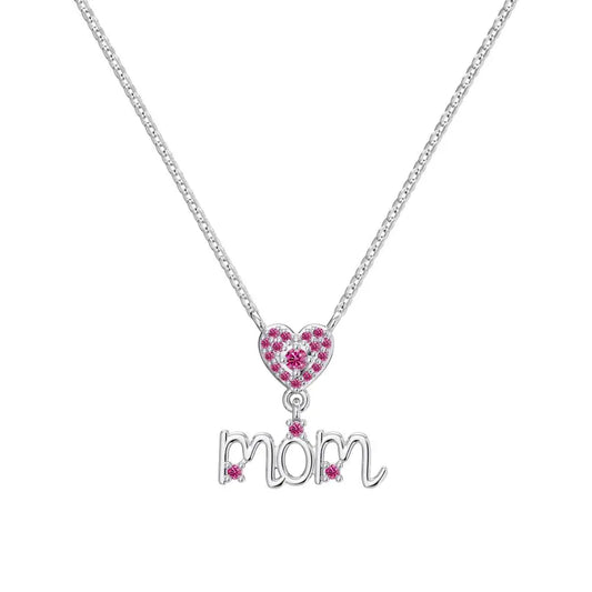 925 Sterling Silver Heart Initial Necklace product image 8