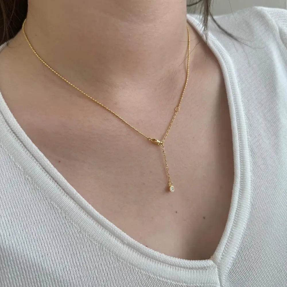 925 Sterling Silver Chain Necklace DY191423 product image 6