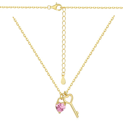925 Silver Heart Pendant Necklace DY190507 product image 8