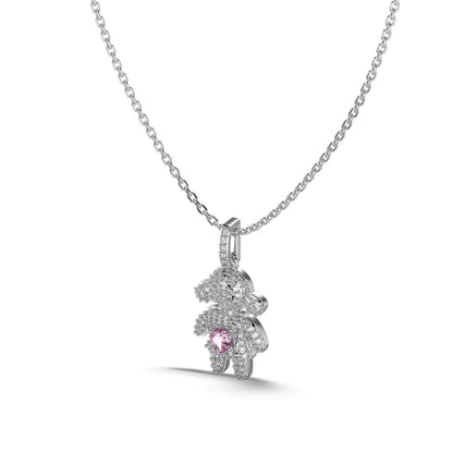 Special Design OEM ODM Jewelry Supplier S925 Silver 18K Gold Plated Dazzle 5A Zirconia Small Girls Pendant Necklaces