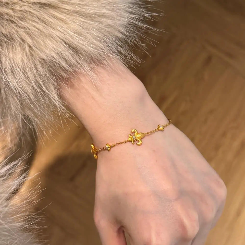 925 Sterling Silver Chain Bracelet DY150387 product image 3