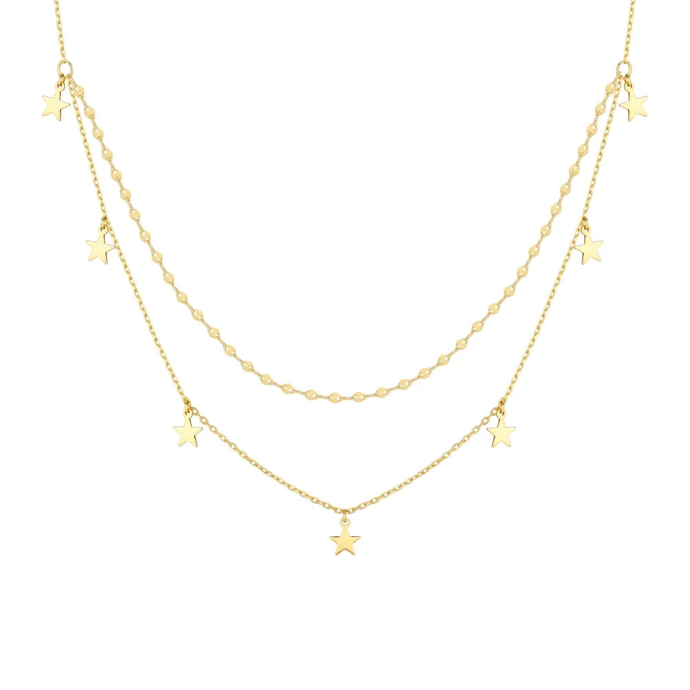 925 Sterling Silver Star Lariat Necklace product image 7