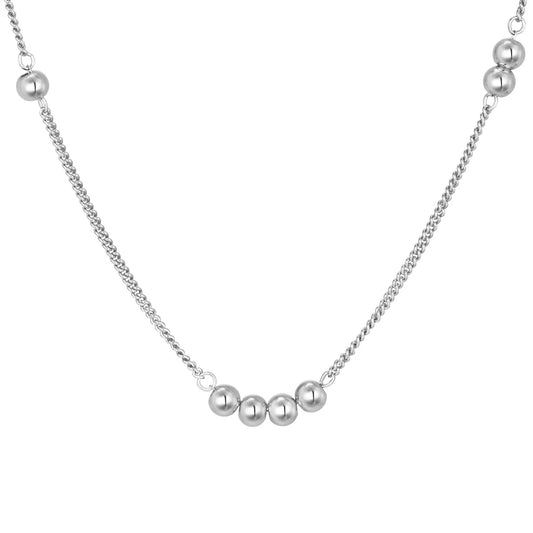 925 Silver Geometric Pendant Necklace DY191610 product image 7
