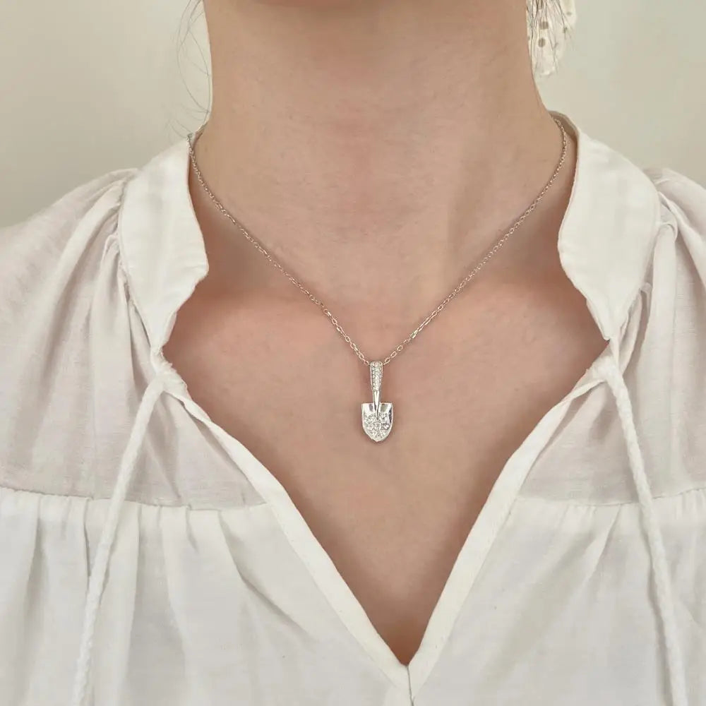 925 Silver Statement Pendant Necklace DY191424 product image 2
