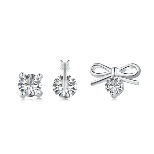 KAKODIY Best Sellers 18K Gold Plated Heart Earrings Accessories Women Engagement Silver 925 Stud Earrings Set - product image 1