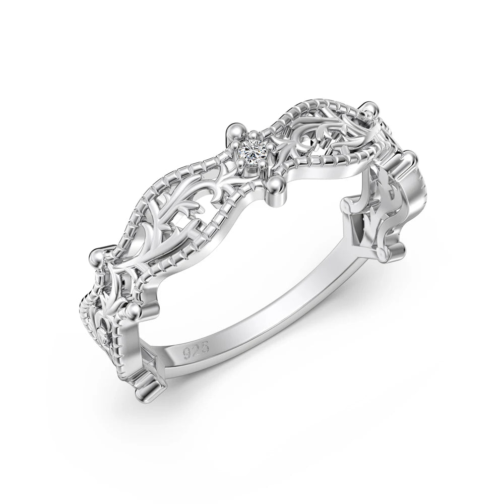925 Sterling Silver 5A CZ Eternity Ring product image 8