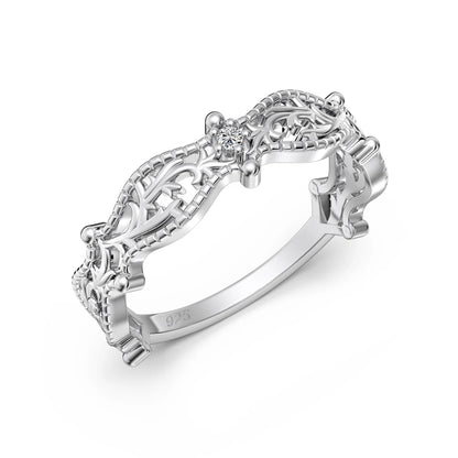 925 Sterling Silver 5A CZ Eternity Ring product image 8