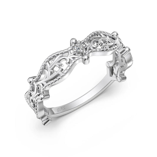 925 Sterling Silver 5A CZ Eternity Ring product image 8