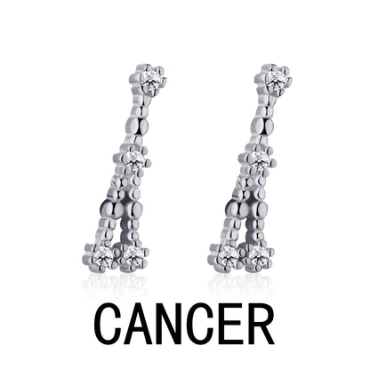 KAKODIY Sagittarius Stud Earrings 2021 Zircon 925 Sterling Silver Earrings For Women Luxury Earrings Fashion