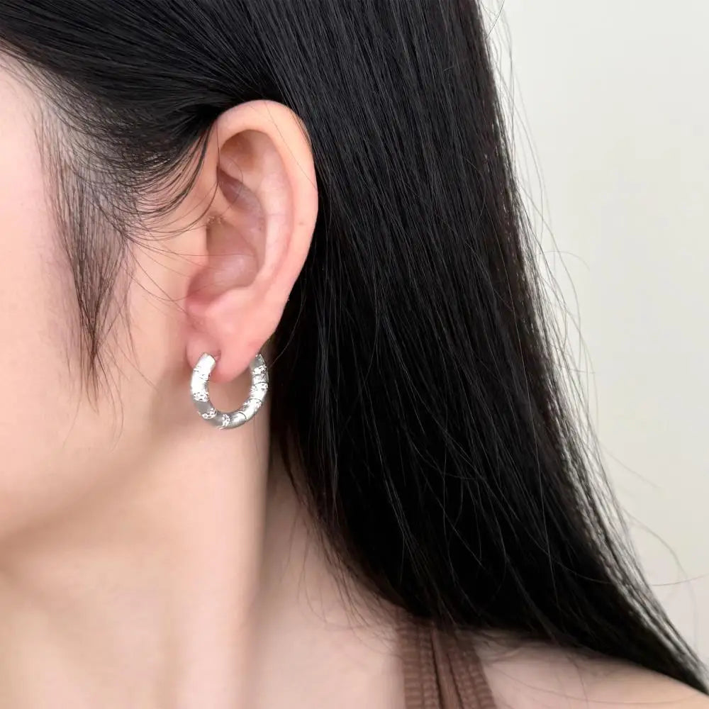 KAKODIY 18K Gold Plate Clasp Stud Earrings Luxury Jewelry Stud Earrings Sterling Silver Women's Stud Earrings 925 - product image 6