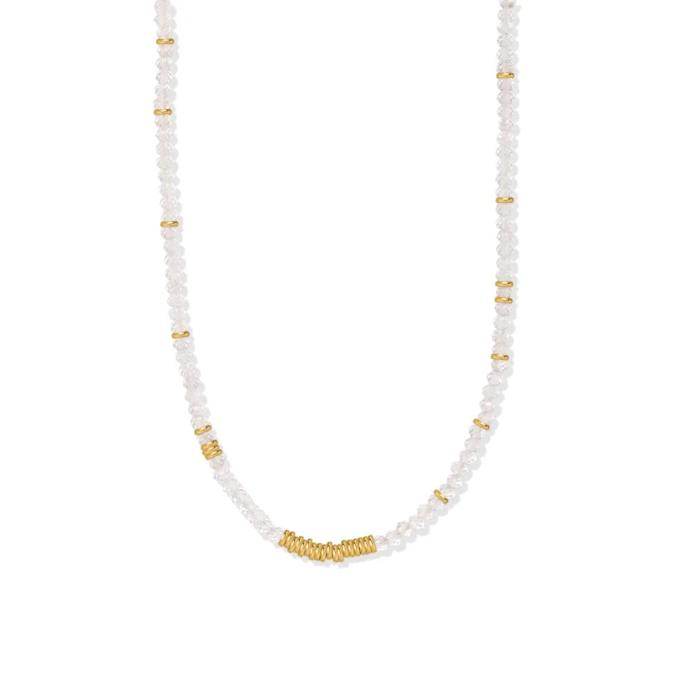 925 Sterling Silver CZ Chain Necklace by KAKODIY