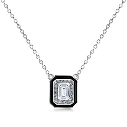 925 Sterling Silver CZ Statement Necklace product image 5