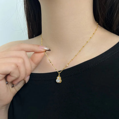 925 Silver 5A CZ Pendant Necklace DY191906 product image 6