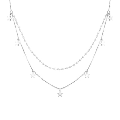 925 Sterling Silver Star Lariat Necklace product image 6