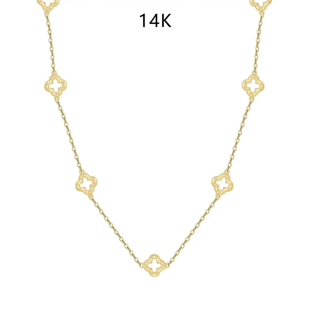 925 Sterling Silver Flower Lariat Necklace product image 7