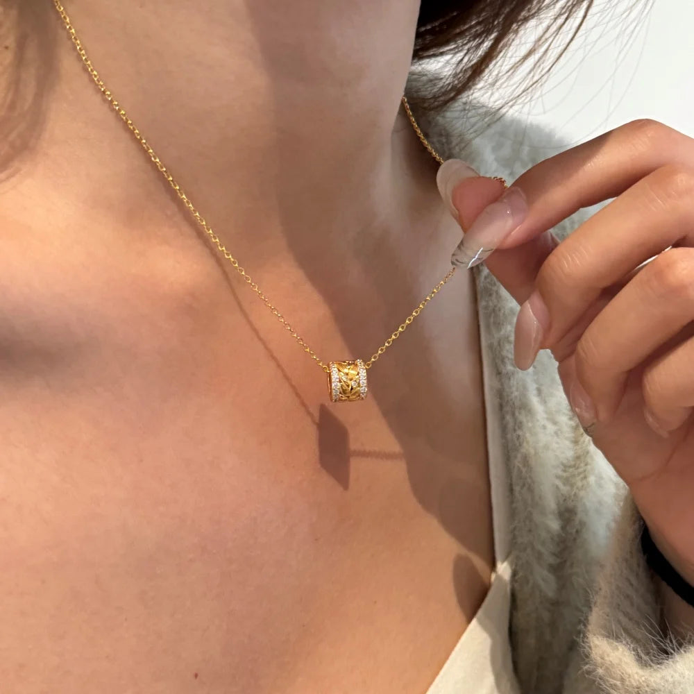 925 Sterling Silver CZ Layered Necklace product image 5