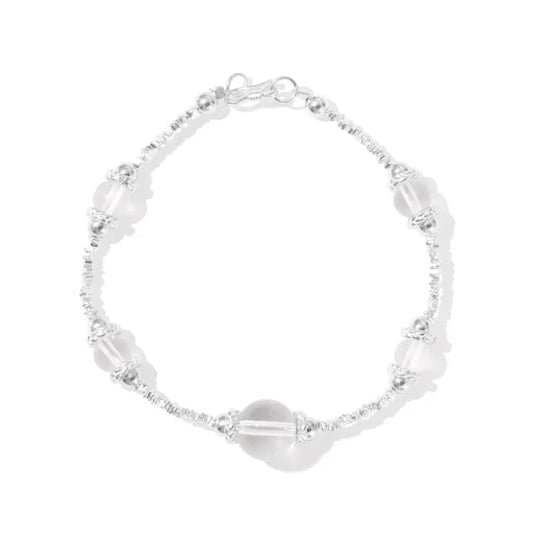 925 Sterling Silver CZ Charm Bracelet by KAKODIY