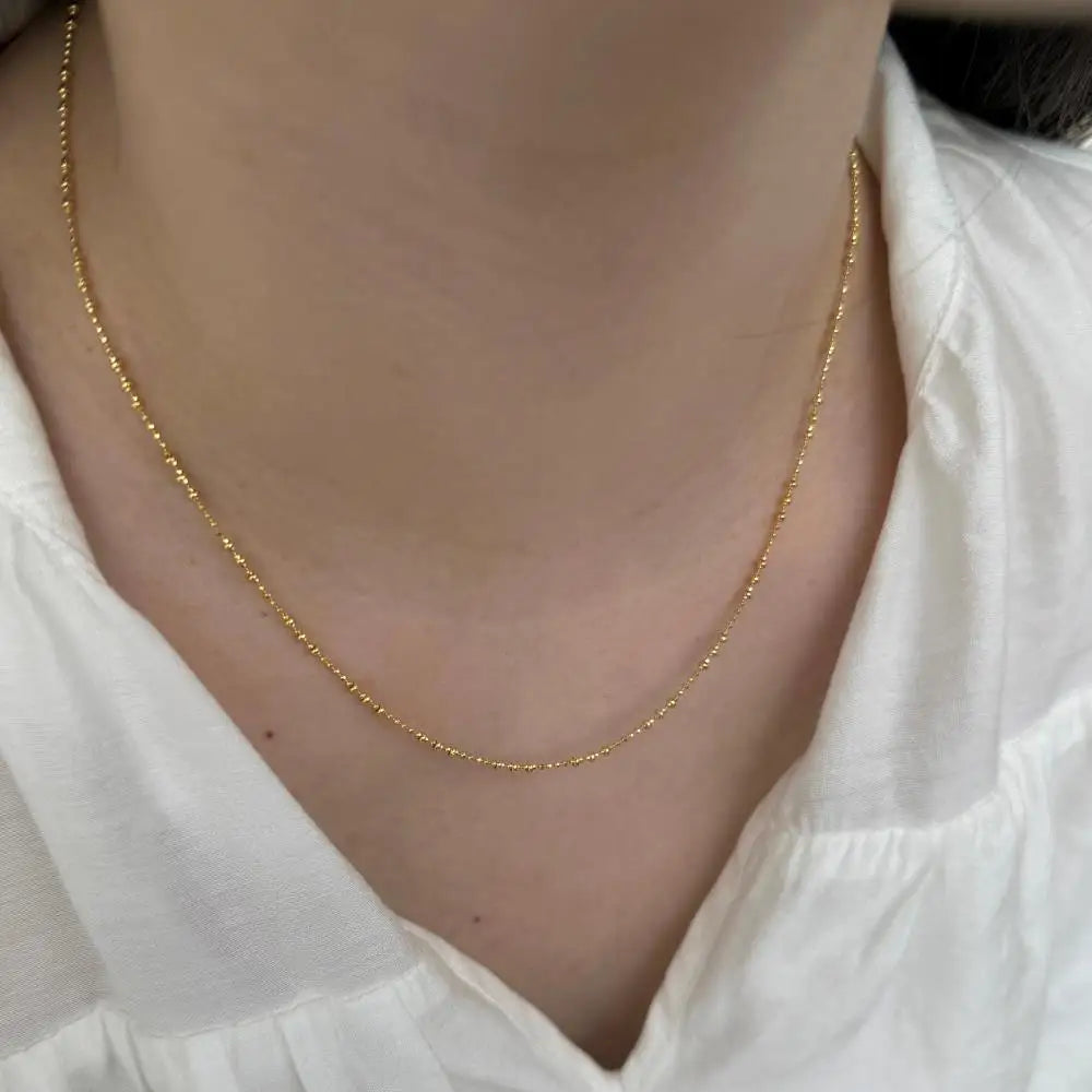 925 Silver Minimalist Chain Necklace DY191364 product image 6