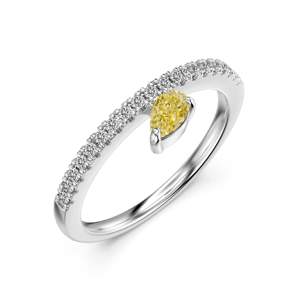 Top High Couple Jewelry 925 Silver Eternity Band 8A Zirconia Main Stone Rings for Bridal Engagement Anniversary Gifts