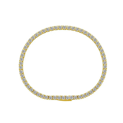 925 Sterling Silver CZ Statement Tennis Bracelet by KAKODIY