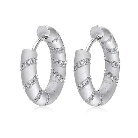 KAKODIY 18K Gold Plate Clasp Stud Earrings Luxury Jewelry Stud Earrings Sterling Silver Women's Stud Earrings 925 - product image 1