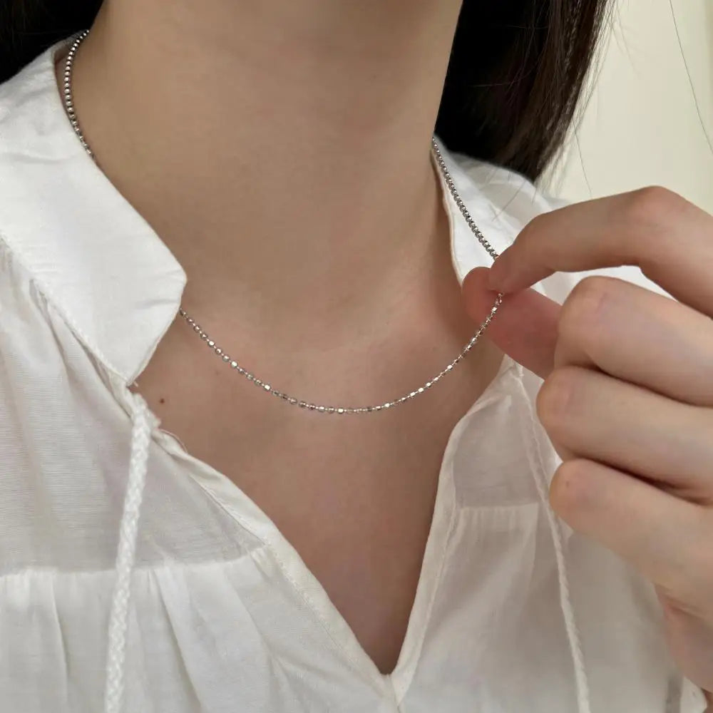 925 Sterling Silver Chain Necklace DY190996 product image 3