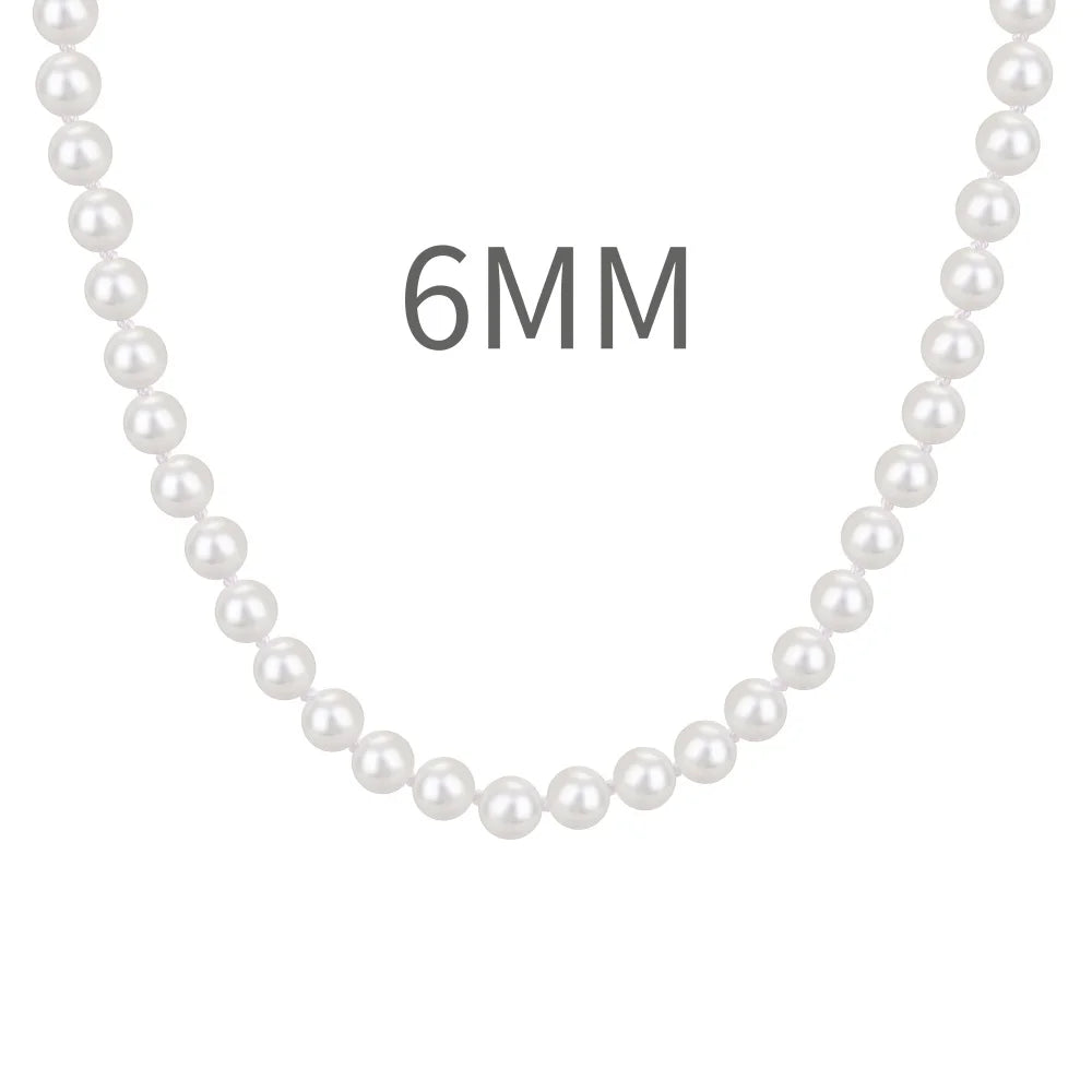 925 Sterling Silver Pearl Lariat Necklace product image 7