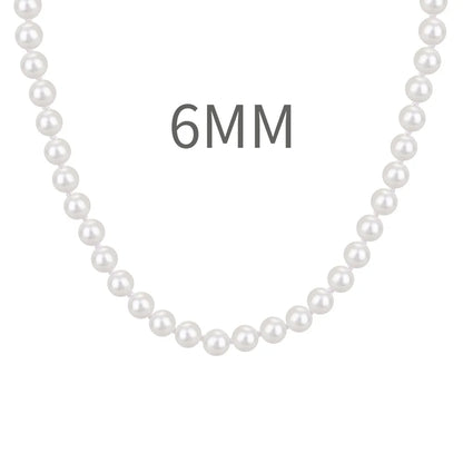 925 Sterling Silver Pearl Lariat Necklace product image 7