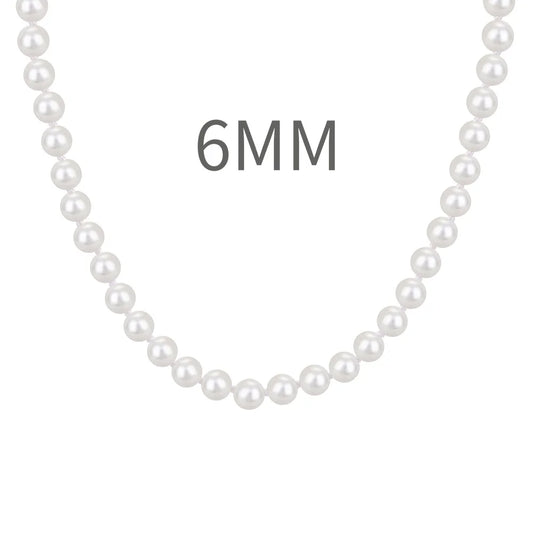 925 Sterling Silver Pearl Lariat Necklace product image 7