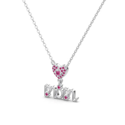 925 Sterling Silver Heart Initial Necklace product image 3