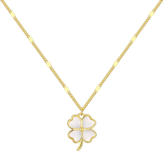 925 Sterling Silver Clover Personalized Necklace product image 7