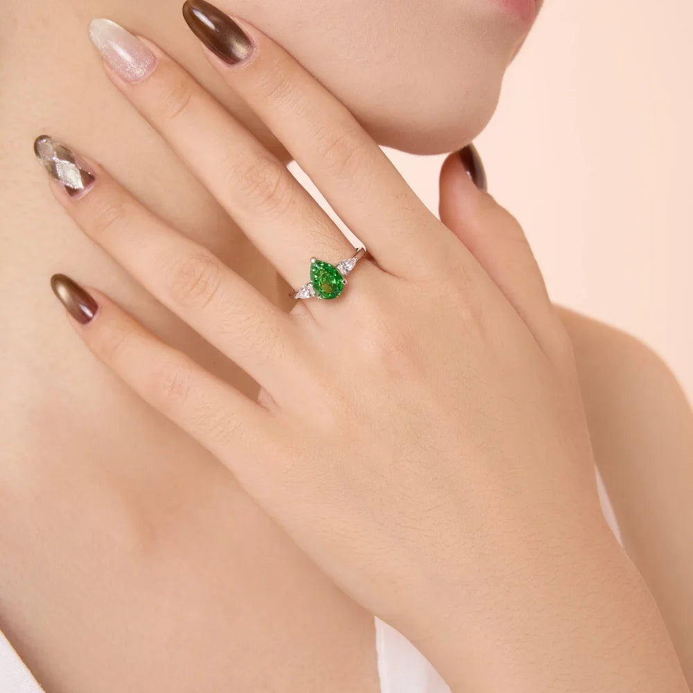 925 Sterling Silver CZ Vintage Cocktail Ring product image 5
