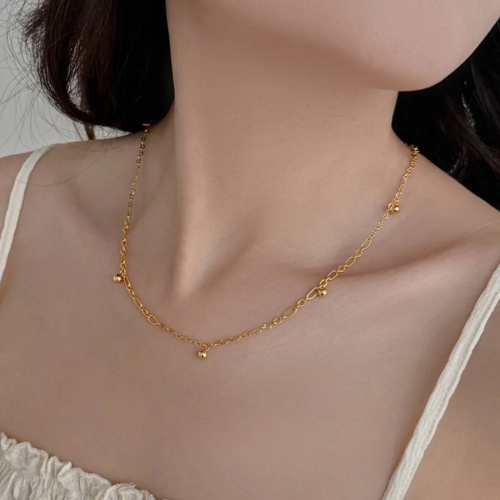 925 Silver Minimalist Pendant Necklace DY191593 product image 5