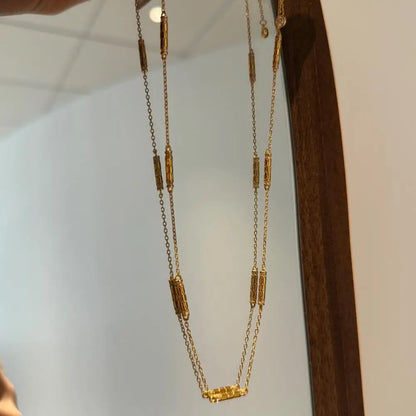 Hip Hop Punk Style 925 Silver Gold Plated Necklace Jewelry Other Premium Fine Necklaces