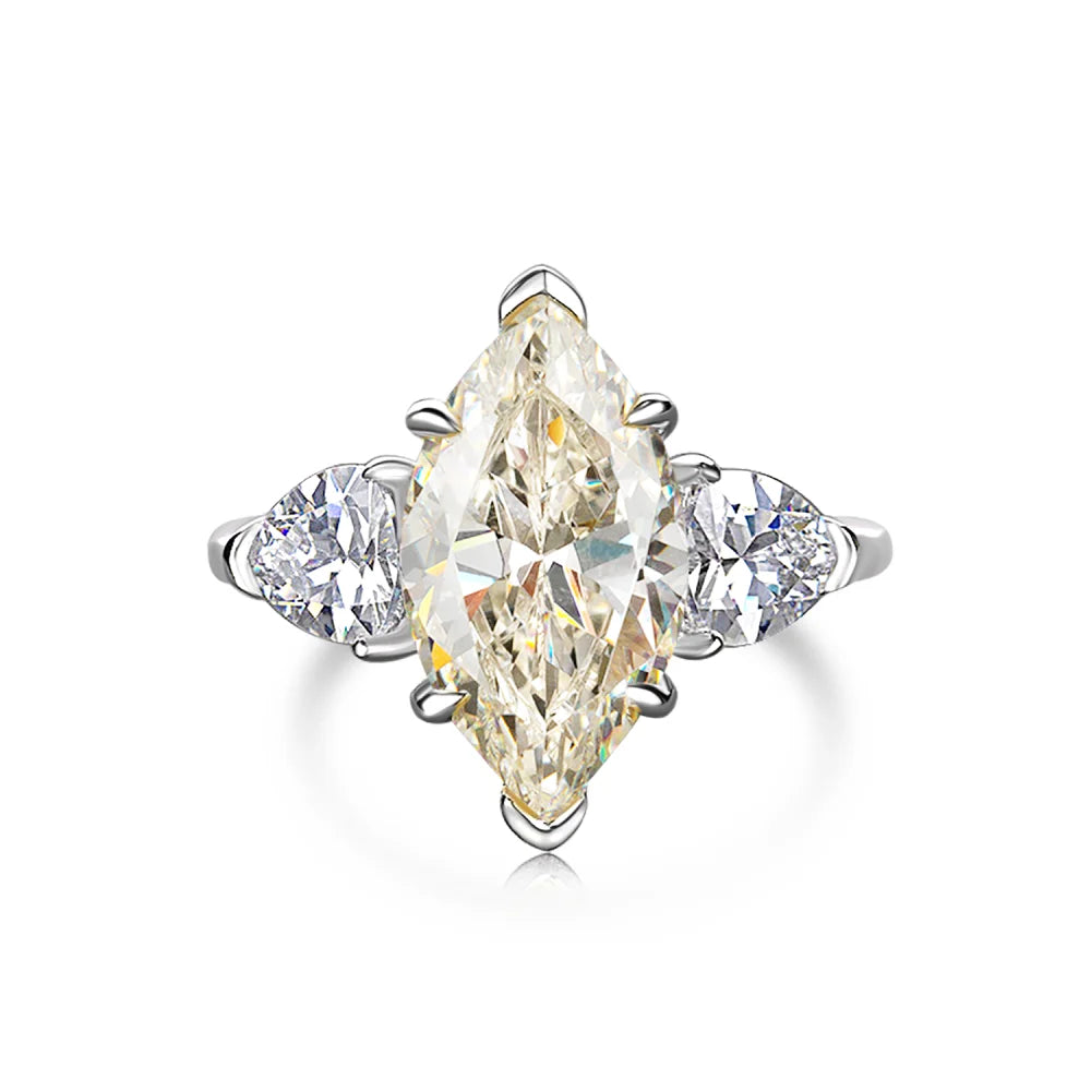 925 Silver CZ Bridal Engagement Ring DY120161 by KAKODIY