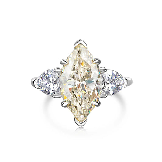 925 Silver CZ Bridal Engagement Ring DY120161 by KAKODIY
