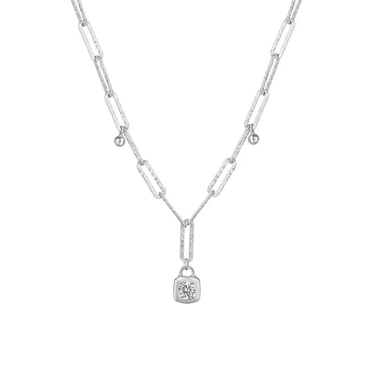 925 Silver 5A CZ Pendant Necklace DY191591 by KAKODIY