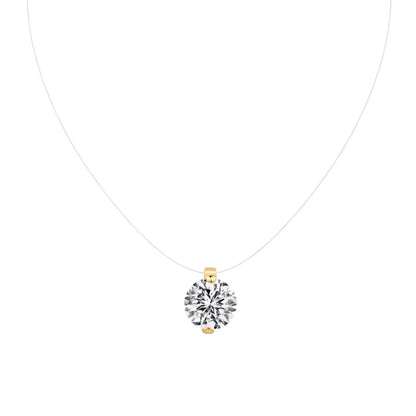 925 Silver 5A CZ Dainty Pendant Necklace DY191787 product image 8