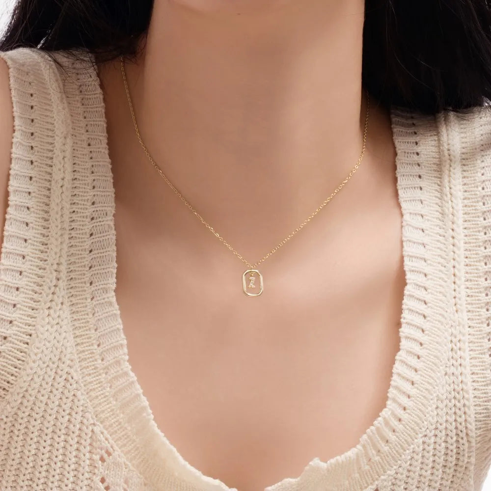 925 Sterling Silver Z Initial 5A CZ Necklace product image 3