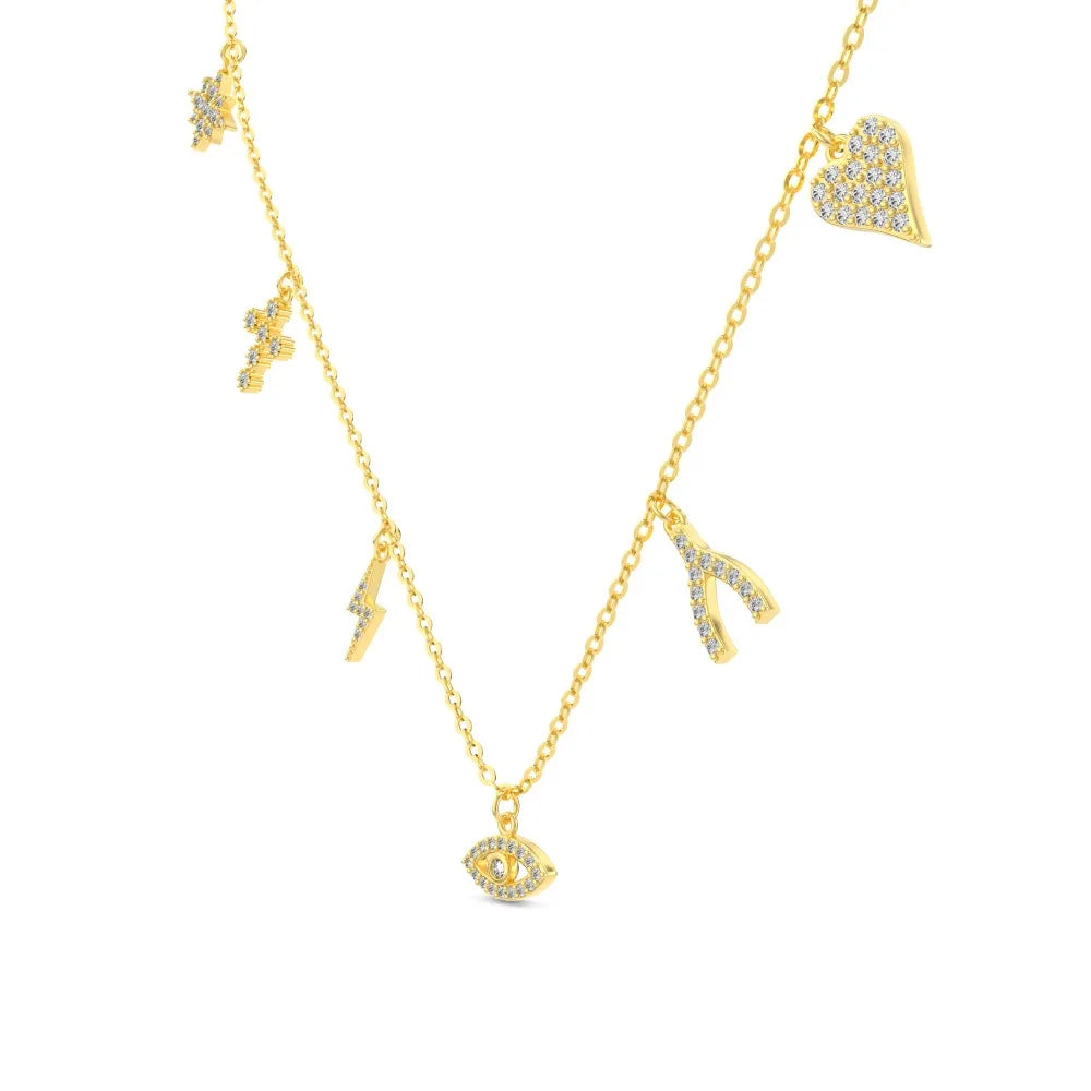 925 Silver Heart Pendant Necklace DY191508 product image 7