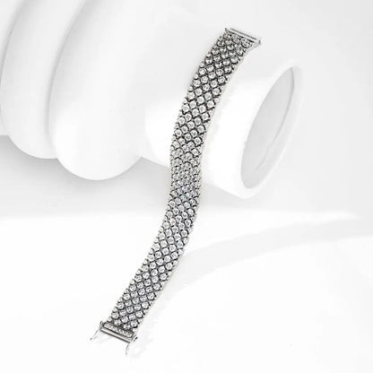 925 Sterling Silver CZ Vintage Tennis Bracelet product image 3
