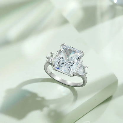 925 Silver CZ Bridal Wedding Ring DY120668 product image 4