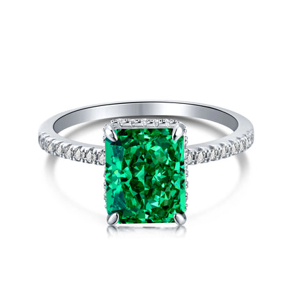 925 Silver CZ Minimalist Engagement Ring DY120099 product image 10