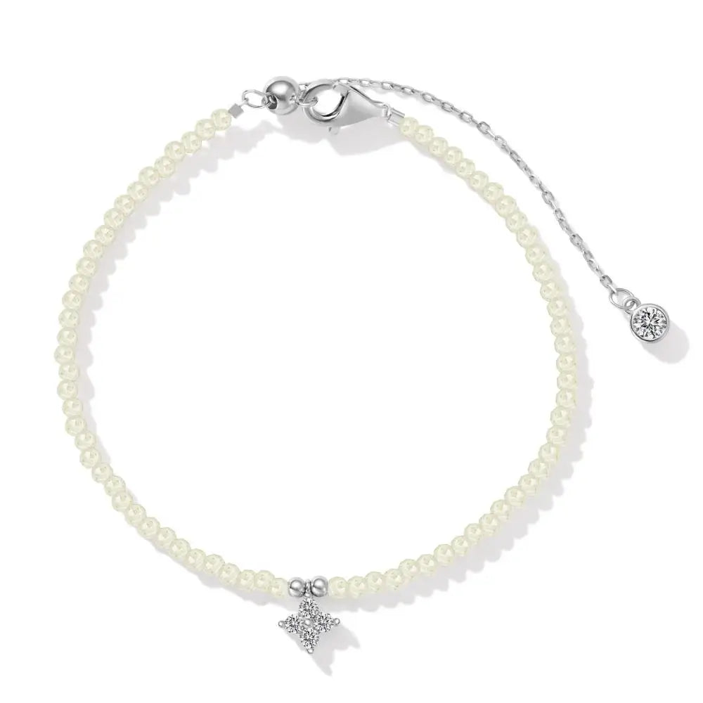 925 Sterling Silver CZ Bracelet DY150485 product image 9