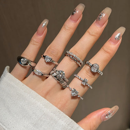 925 Silver CZ Bridal Eternity Ring DY121112 product image 6