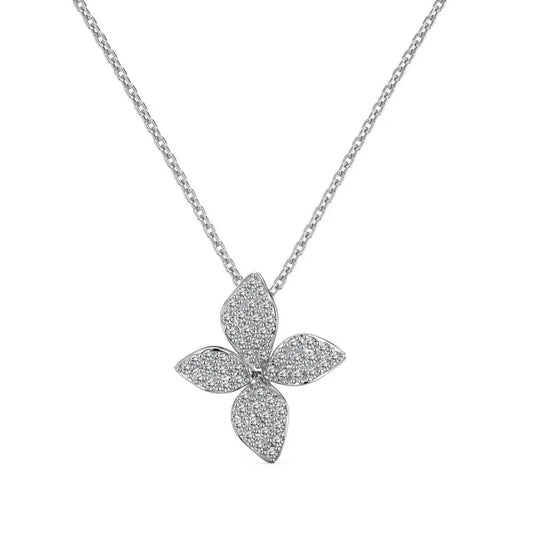 925 Sterling Silver Clover Lariat Necklace product image 7