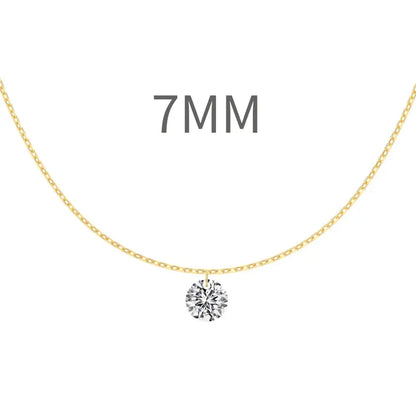 925 Silver CZ Statement Pendant Necklace DY191187 product image 10