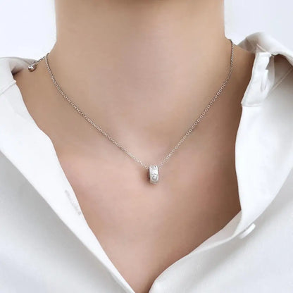 925 Silver Statement Pendant Necklace DY191425 product image 5