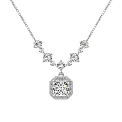 925 Silver 5A CZ Pendant Necklace DY190868 by KAKODIY