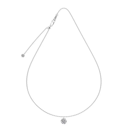 925 Silver CZ Statement Pendant Necklace DY191187 product image 2